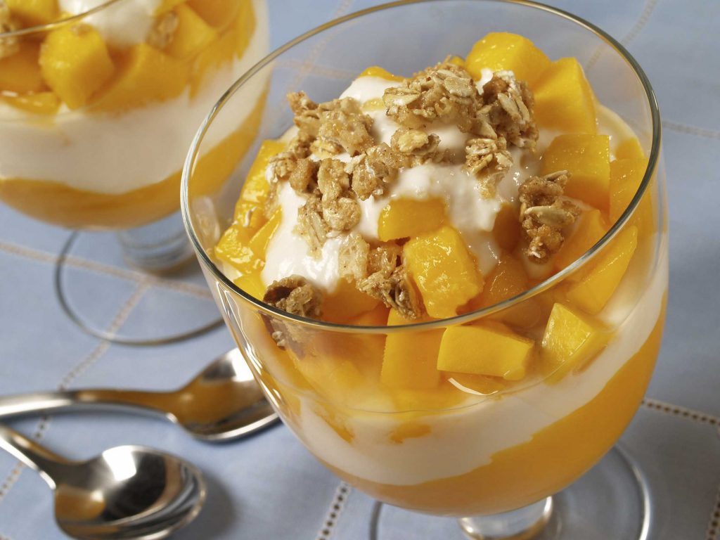 Parfait de Yogurt de Mango