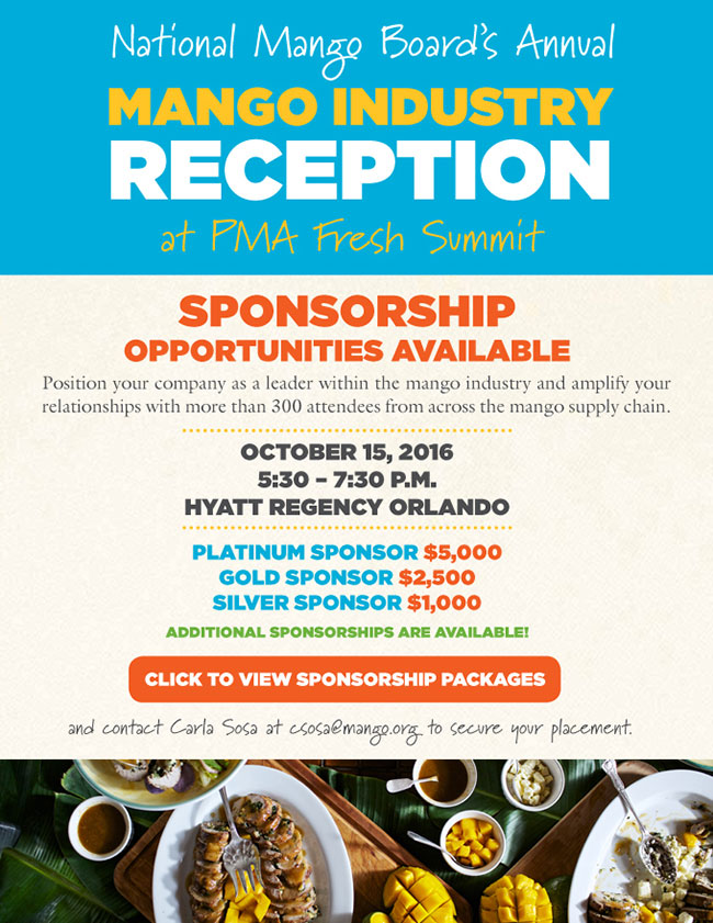 Mango Industry Reception