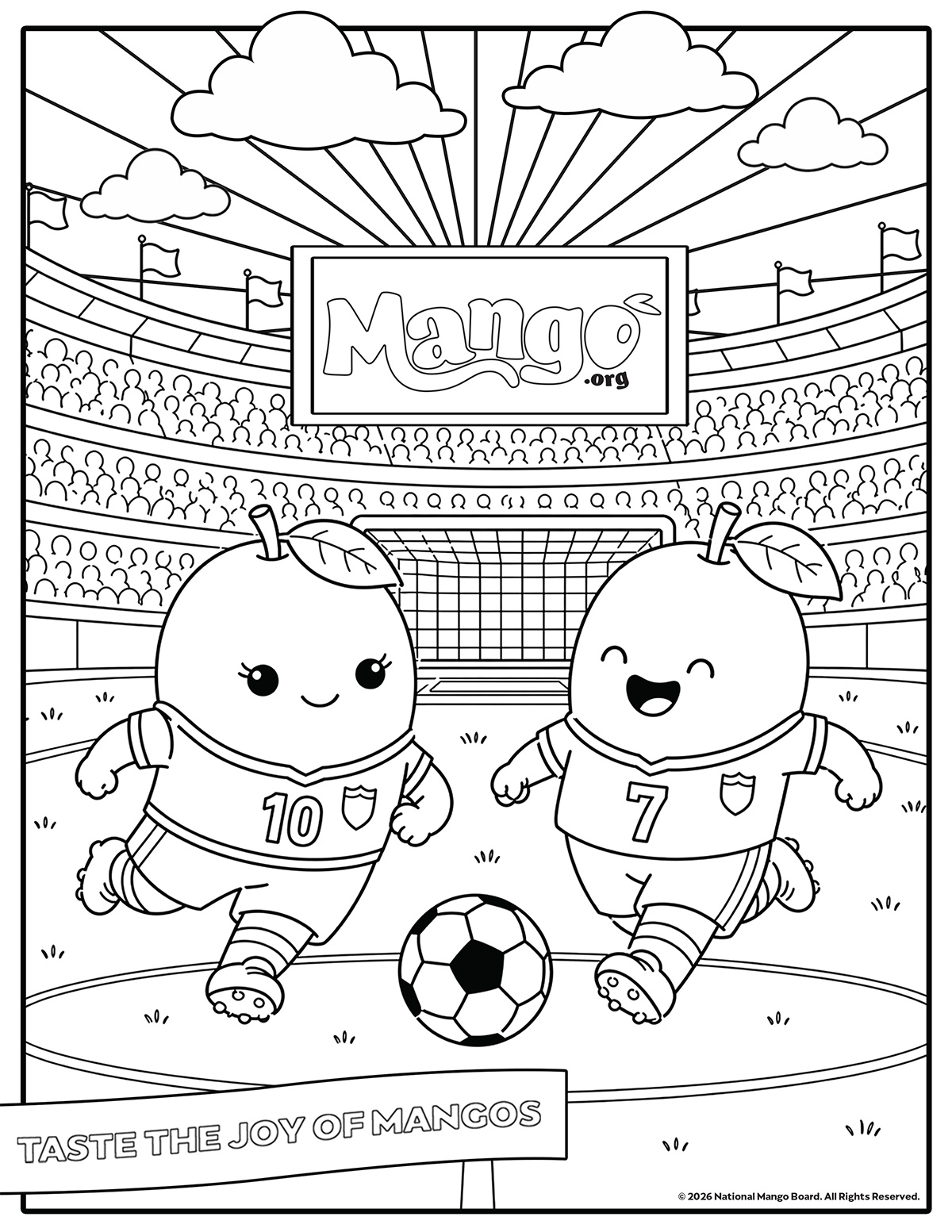 FIFA Mango Coloring Page