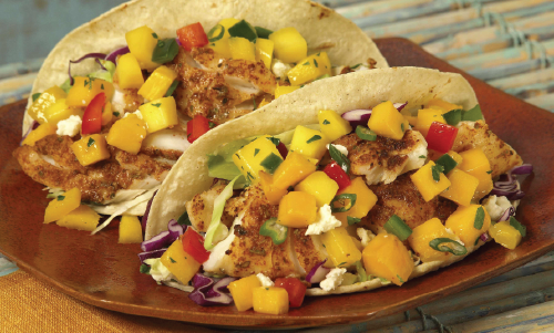 Mango Fish Tacos
