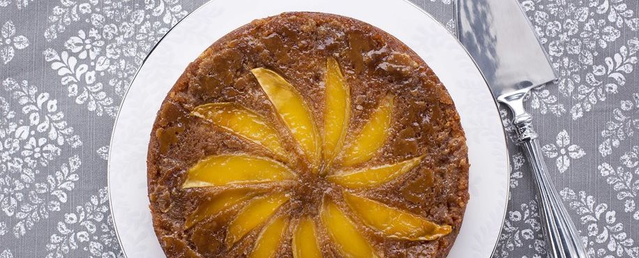 Pastel al revés de mango