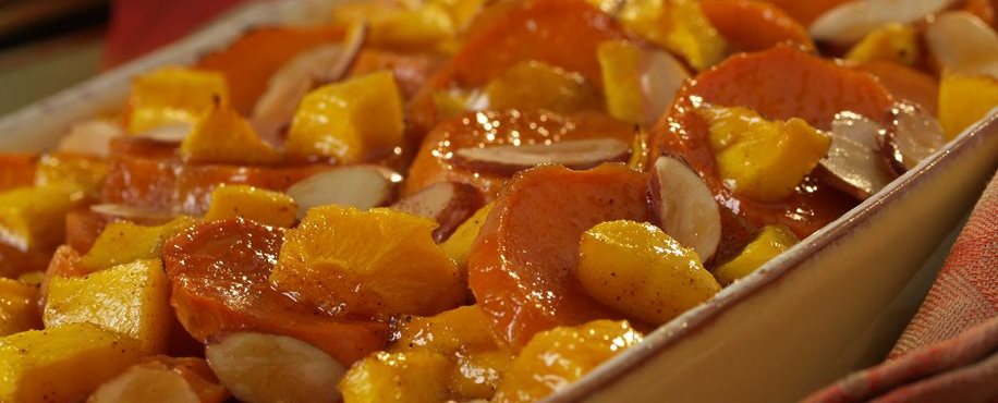 Ñames de Mango y Almendras