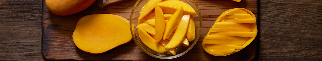 nutritious mangos in a bowl