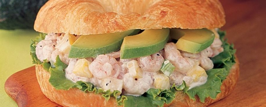 Deli Mango Shrimp Salad Croissant