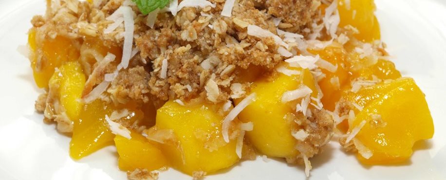 Mango Coconut Crisp