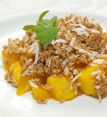 Mango Coconut Crisp