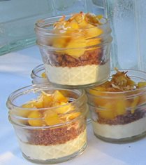 Fresh Mango Mason Jar Parfait