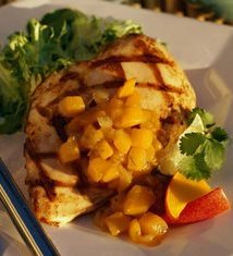 Grilled Chicken with Mango Ginger Chutney