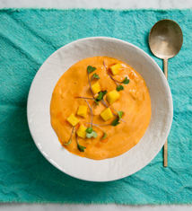 Fresh Mango Gazpacho