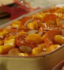 Mango and Almond Yams