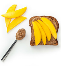 Mango & Almond Butter Toast