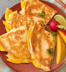 Mango and Brie Quesadilla