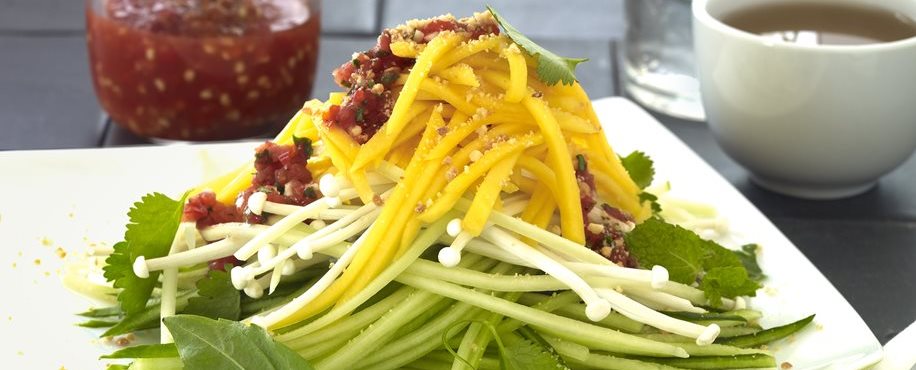 Mango and Green Papaya Salad