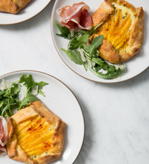 Mango, Ricotta & Prosciutto Galette