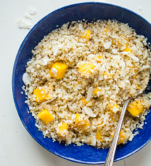 Mango Coconut Cauliflower Rice