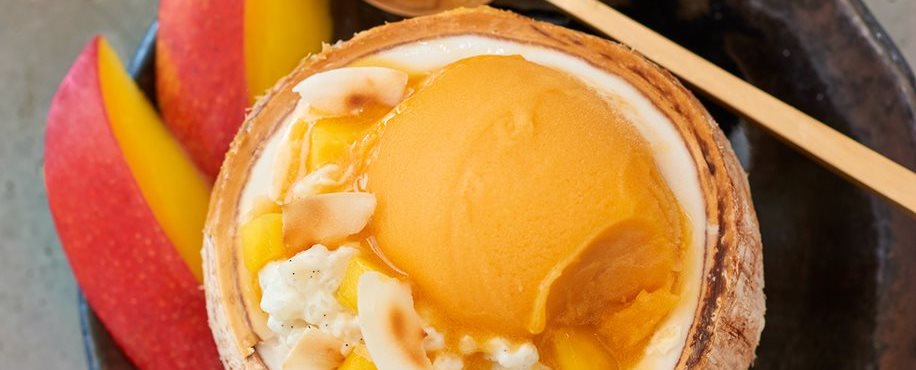 Arroz Con Leche De Mango Y Coco