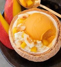 Mango Coconut Rice Pudding