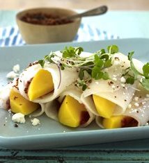 Mango Jicama Enchiladas