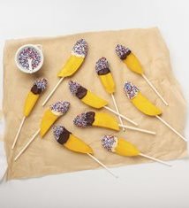 Chocolate Dipped Mango Pops