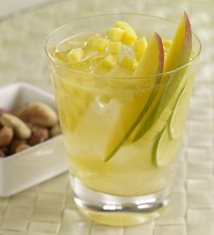 Sparkling Fresh Mango Ginger Green Tea