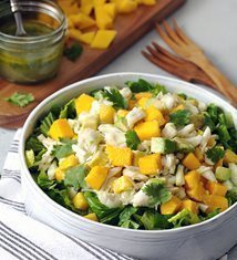 Ayesha Curry's Mango Crab Avocado Salad with Lemon Vinaigrette