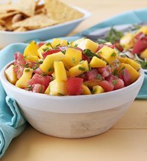 Tomato, Chive and Mango Salsa