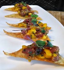 Tuna Poke with Fresh Mango