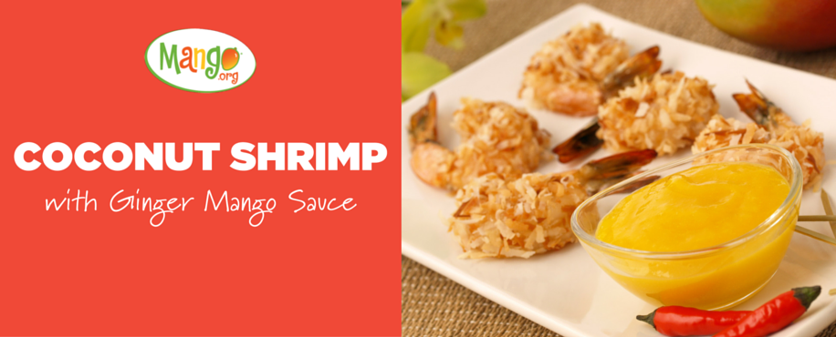 Coconut Shrimp with Ginger Mango Sauce