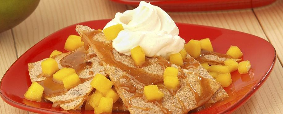 Caramel Mango Nachos