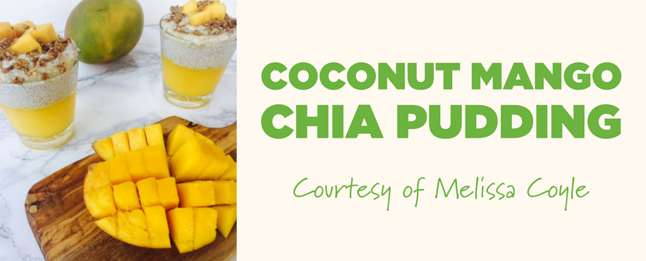 Coconut Mango Chia Pudding