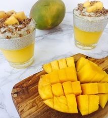 Coconut Mango Chia Pudding