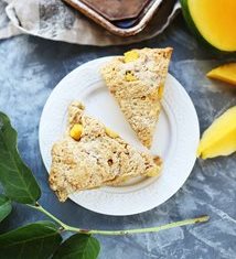 Dairy-Free Mango Scones