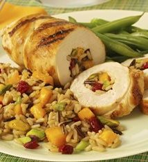 Chicken with Spiced Mango Rice