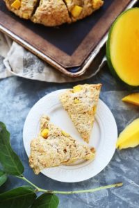 Dairy Free Mango Scones