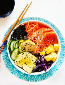Sushi Bowl with Mango