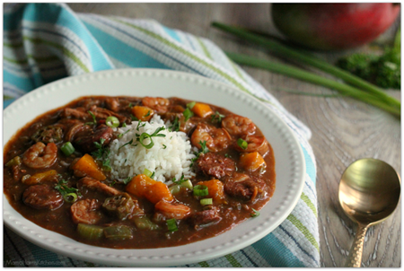 Mango and Shrimp Gumbo