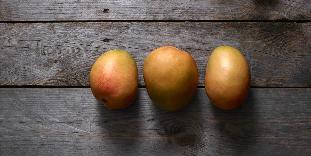 Three Haden Mangos