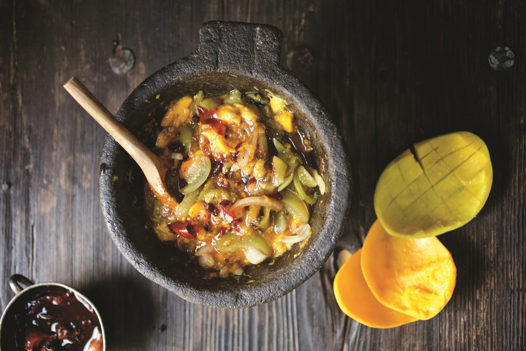 Mango, Tomatillo and Chipotle Salsa