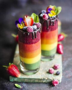 Rainbow Fruit Smoothie