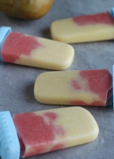 Summer mango recipes - Mango coconut popsicles for summer