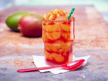 Summer mango recipes - Mangos and frosty mangonada for summer