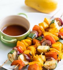 Grilled Teriyaki Mango Skewers Teaser