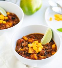 Mango Black Bean Chili