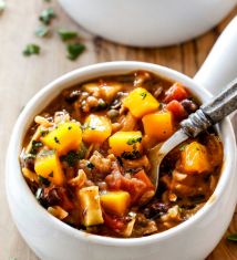 Mango Salsa Verde Soup