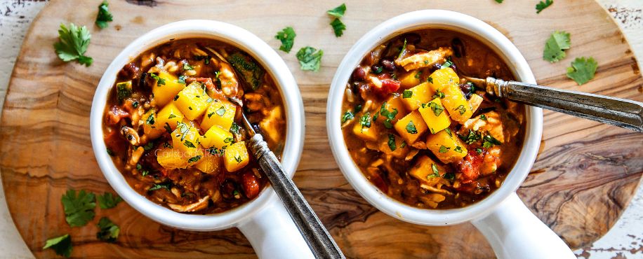 Mango Salsa Verde Soup