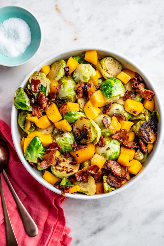 Mango-Brussels-Sprouts