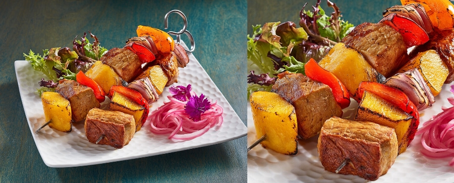 Indonesian Spicy Mango Pork Skewers Recipe Header