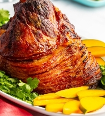 Mango Mustard Glazed Ham Recipe