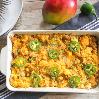 Mango Jalapeño Cornbread Stuffing