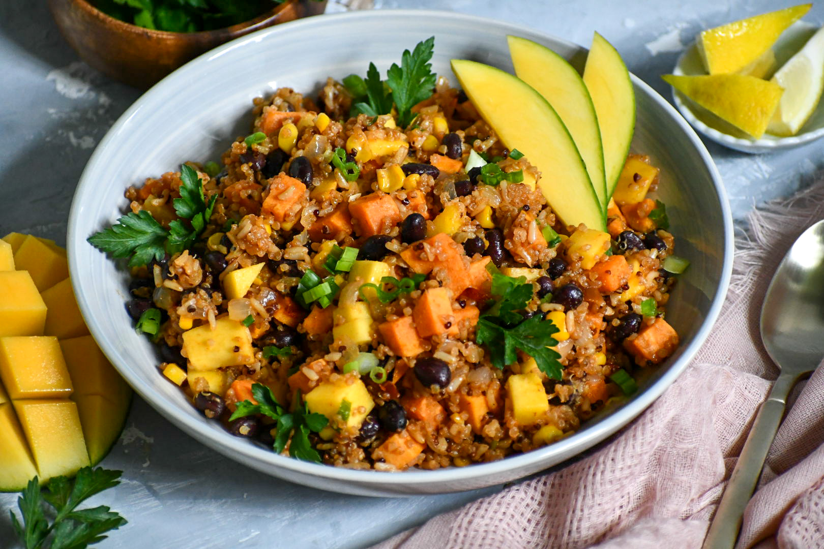 Sweet Potato Mango Quinoa Salad - Mango.org